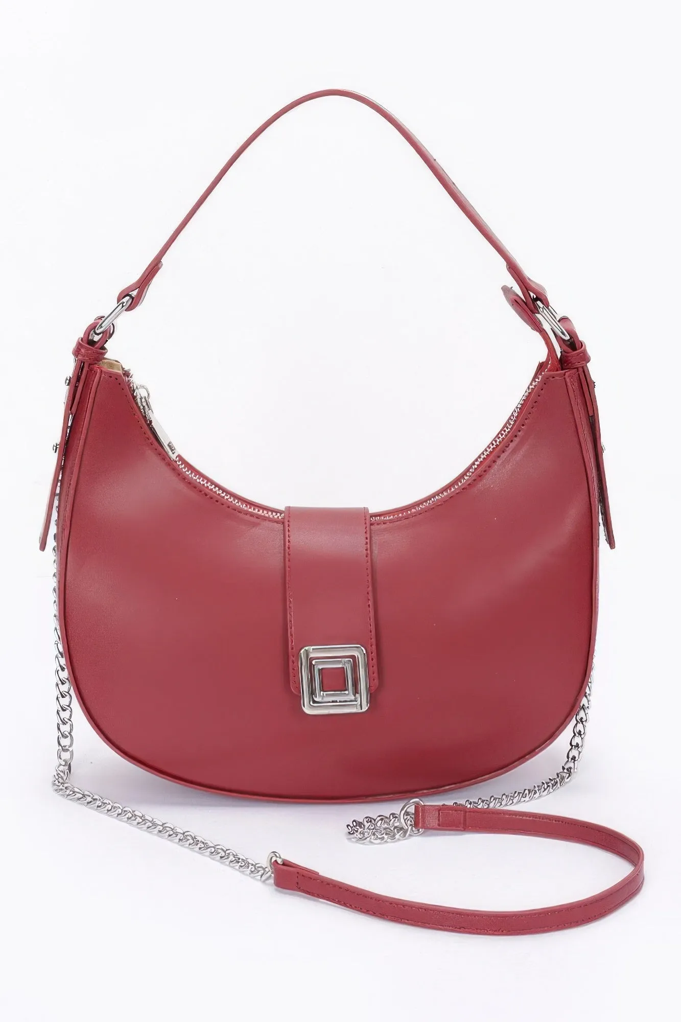 Vegan Leather Hobo Bag