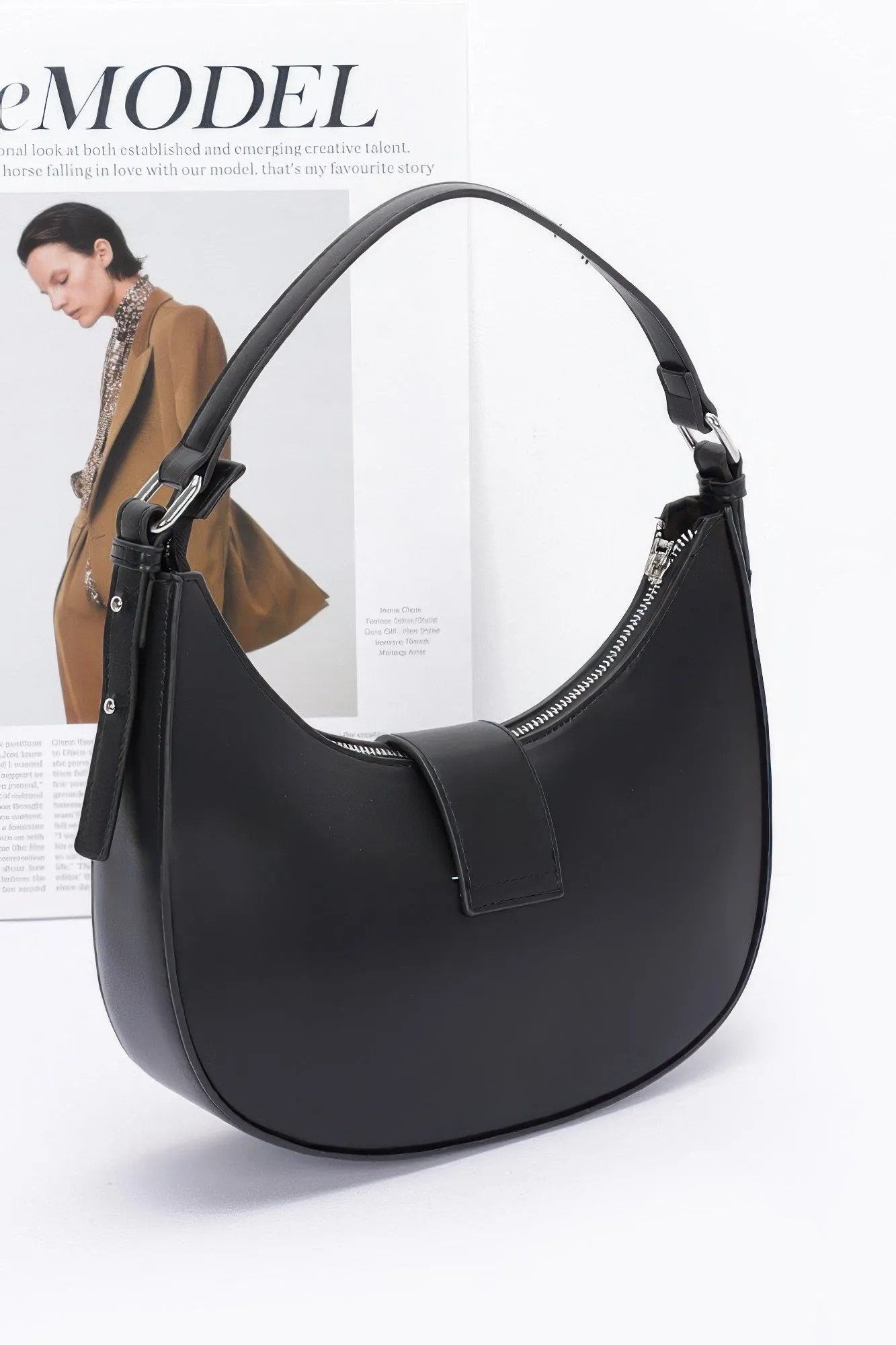 Vegan Leather Hobo Bag