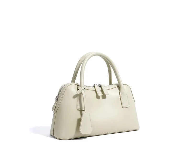Veloria™ Split Leather Boston Bag