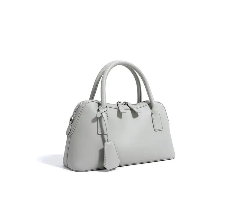 Veloria™ Split Leather Boston Bag