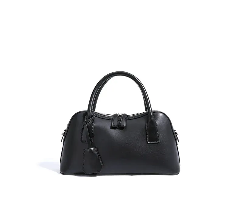 Veloria™ Split Leather Boston Bag