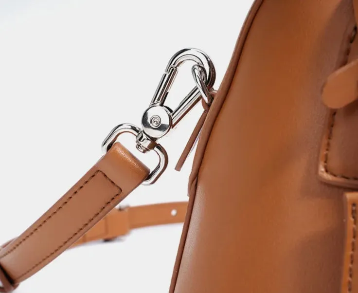 Veloria™ Split Leather Boston Bag