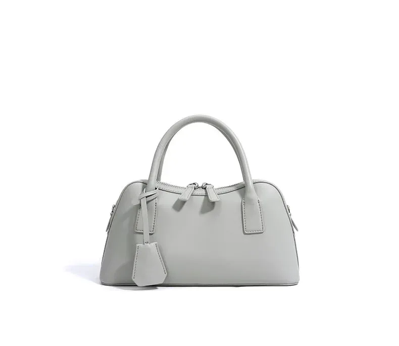 Veloria™ Split Leather Boston Bag
