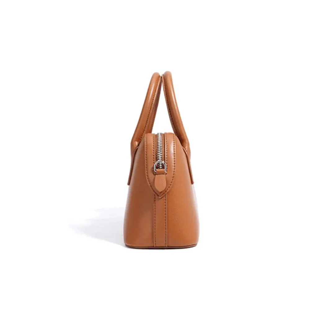Veloria™ Split Leather Boston Bag