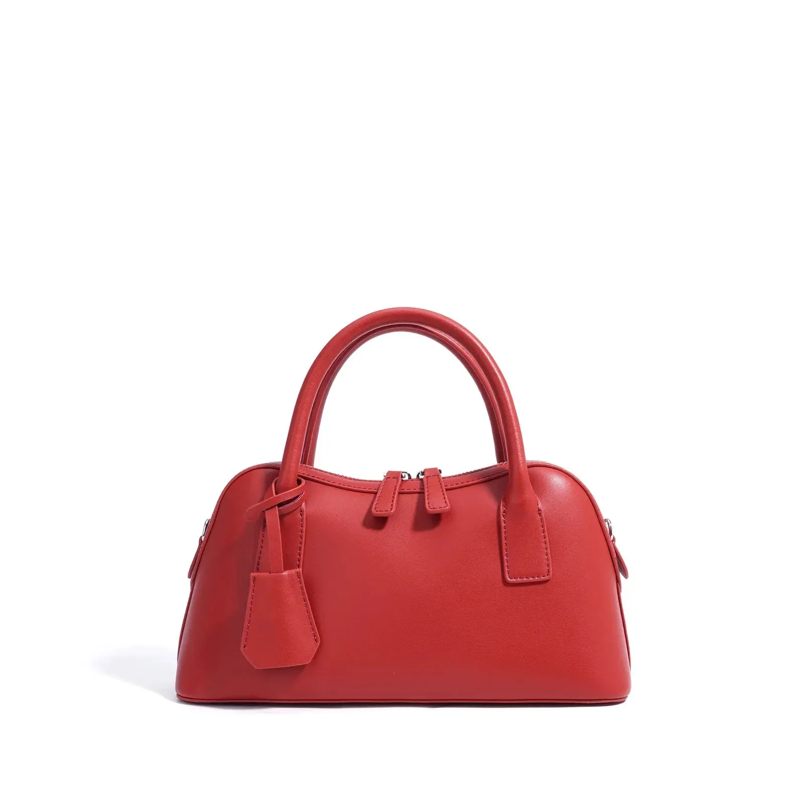 Veloria™ Split Leather Boston Bag