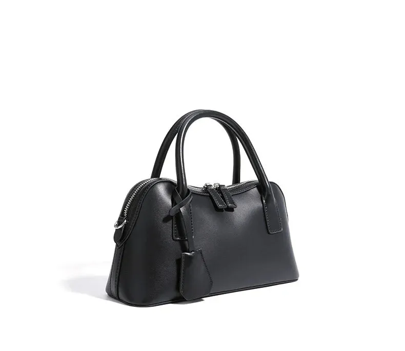 Veloria™ Split Leather Boston Bag