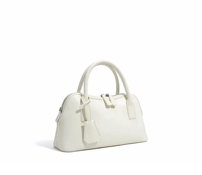 Veloria™ Split Leather Boston Bag