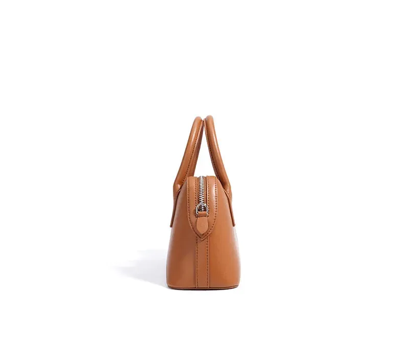 Veloria™ Split Leather Boston Bag