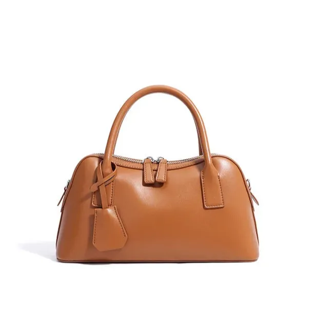 Veloria™ Split Leather Boston Bag