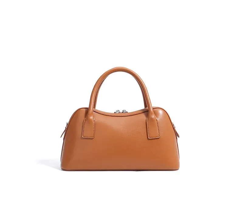 Veloria™ Split Leather Boston Bag