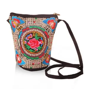 Vintage Boho Style Ethnic Embroidered Shoulder Bags