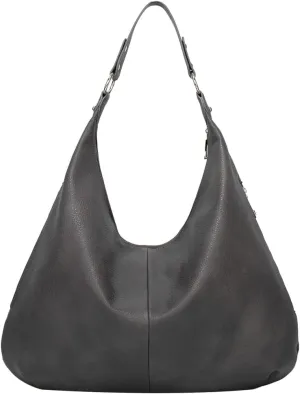 Vintage Hobo Bags for Women Stylish Slouchy Tote Purses for Traveling Vegan Leather Handbag with Large Capacity