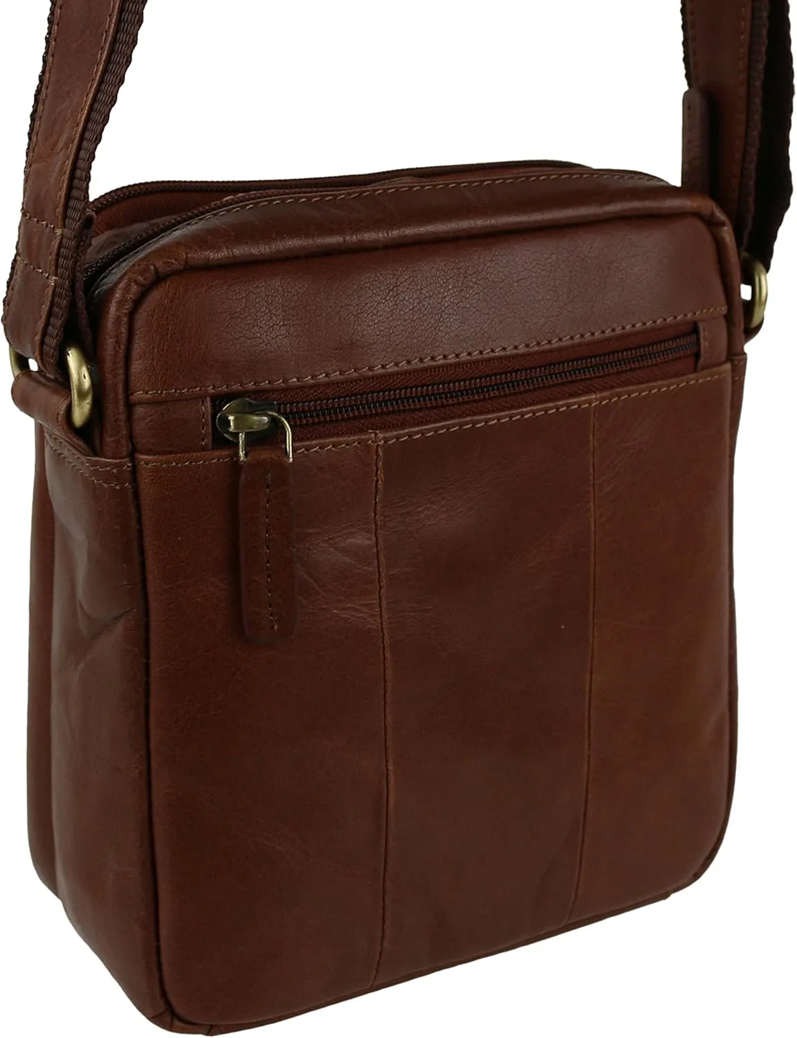 Visconti Women's Small Leather Cross Body Bag By ; Merlin Travel