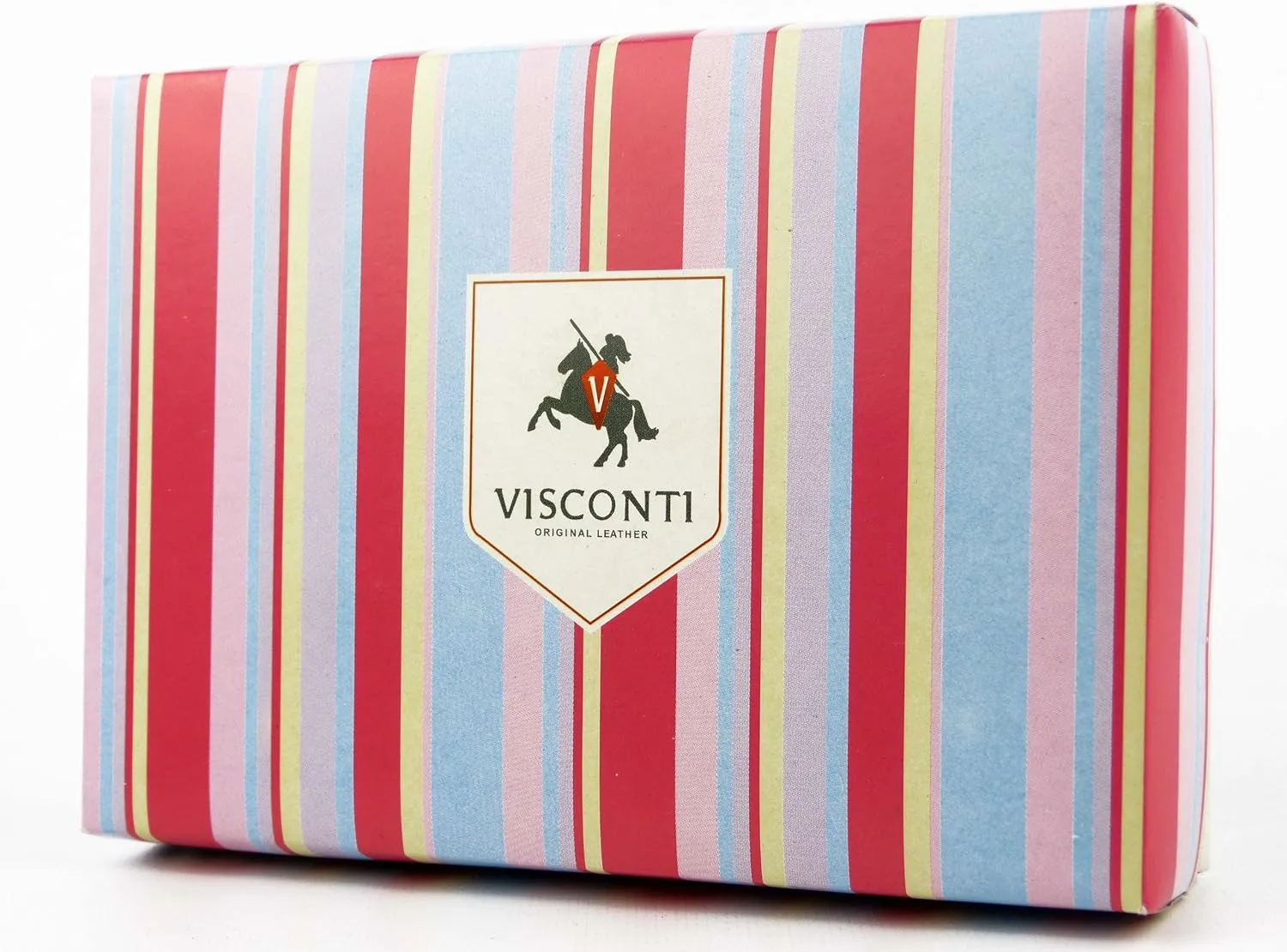 Visconti. Women's Soft Leather Purse Wallet Rio Collection Plum Boxed