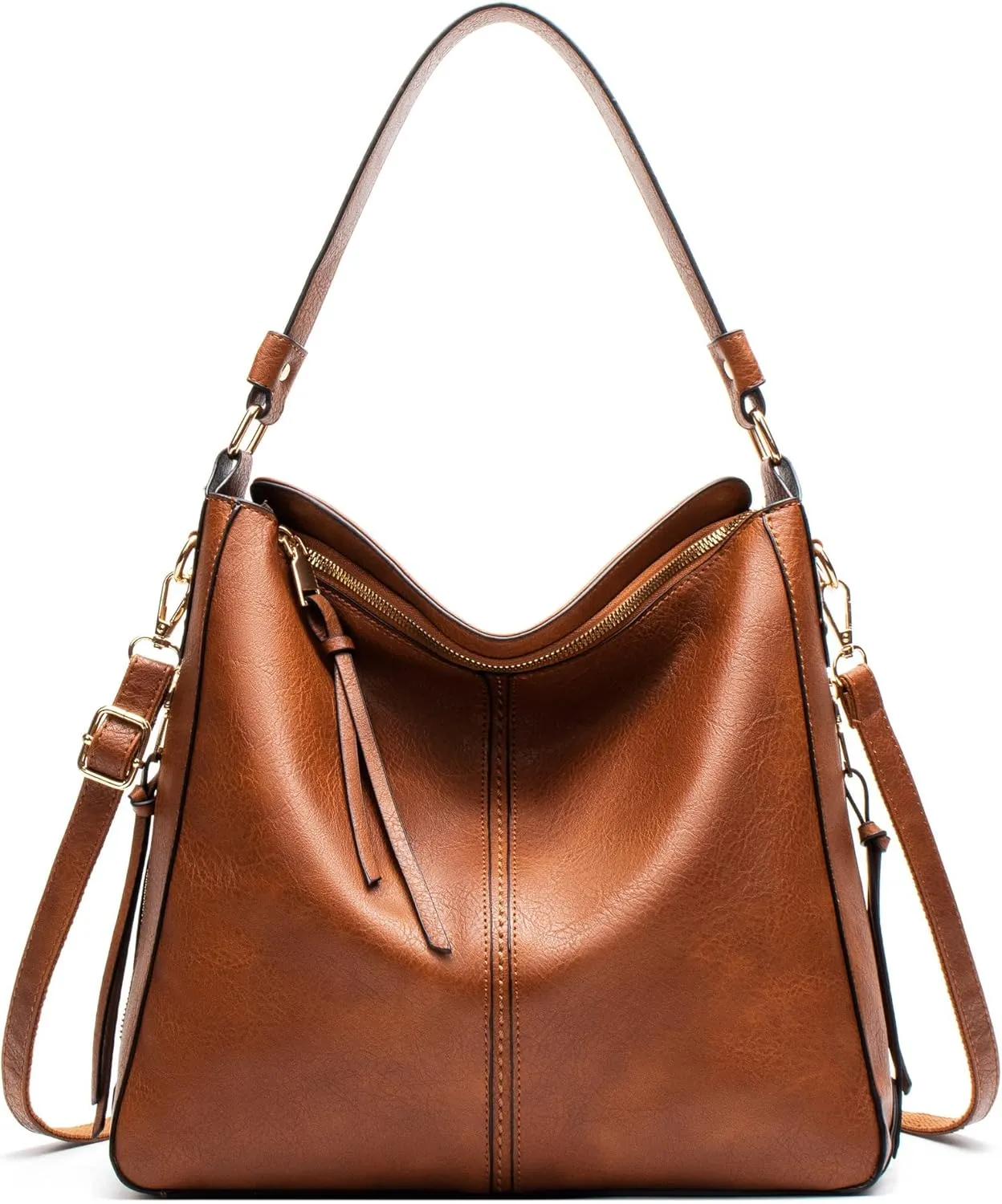 VODIU Tote Bag for Women PU Leather Shoulder Bags Crossbody Hobo Bag Large Purse and Handbags with Adjustable Shoulder Strap
