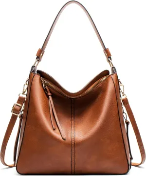 VODIU Tote Bag for Women PU Leather Shoulder Bags Crossbody Hobo Bag Large Purse and Handbags with Adjustable Shoulder Strap