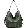 VONMAY Ladies Large Hobo Shoulder Bag Bucket Handbag Purse for Women with Studs Vegan Leather