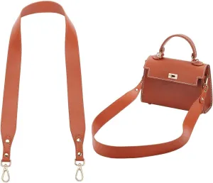 WADORN PU Leather Shoulder Bag Straps, 38.18 Inch Purse Straps Replacement Handbags Replacement Accessories, Brown