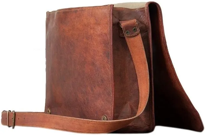 Wanderlust Leather Bag for Men Women
