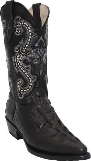 Western Shops Mens Crocodile Print Alligator Design Western Cowboy Boot