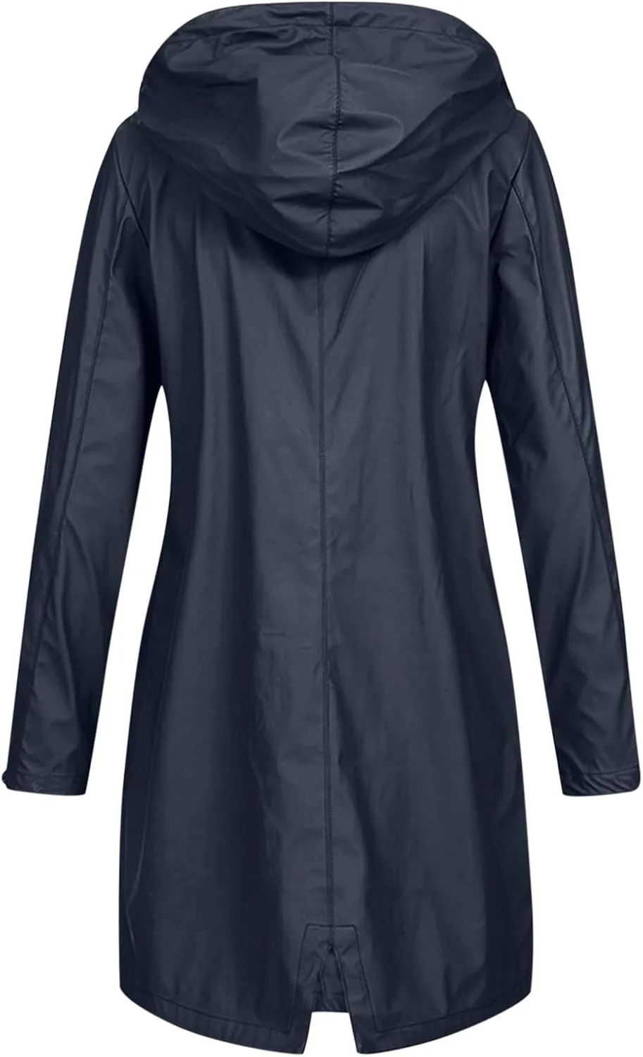 Women Men Hoodie Rain Long Solid Cardigan Coat Jacket Womens Outdoor Color Windproof Women's Trench Coats Anoraks