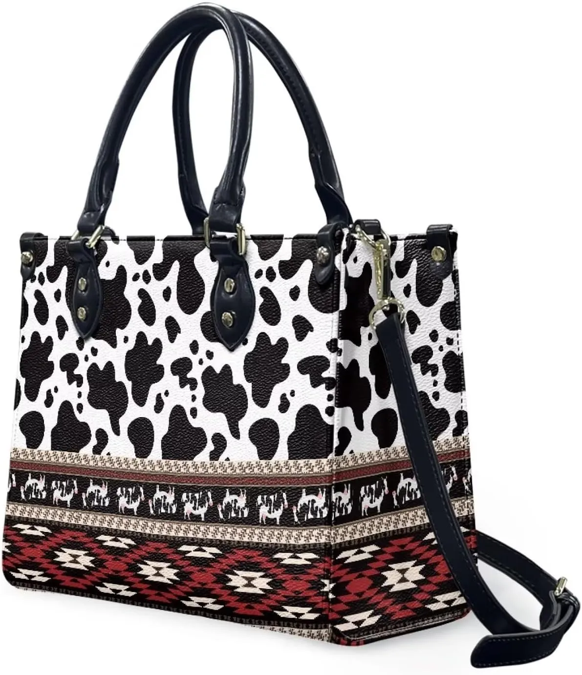 Women Purses and Handbags with Straps, Vegan Leather Satchel Purses Top Handle Tote Shoulder Bag for Work Shopping