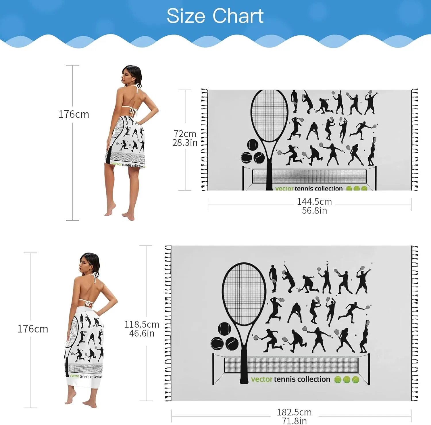 Women Swimwear Cover Ups Beach Wrap Shirt Sun Protection Blouse with Tassels
