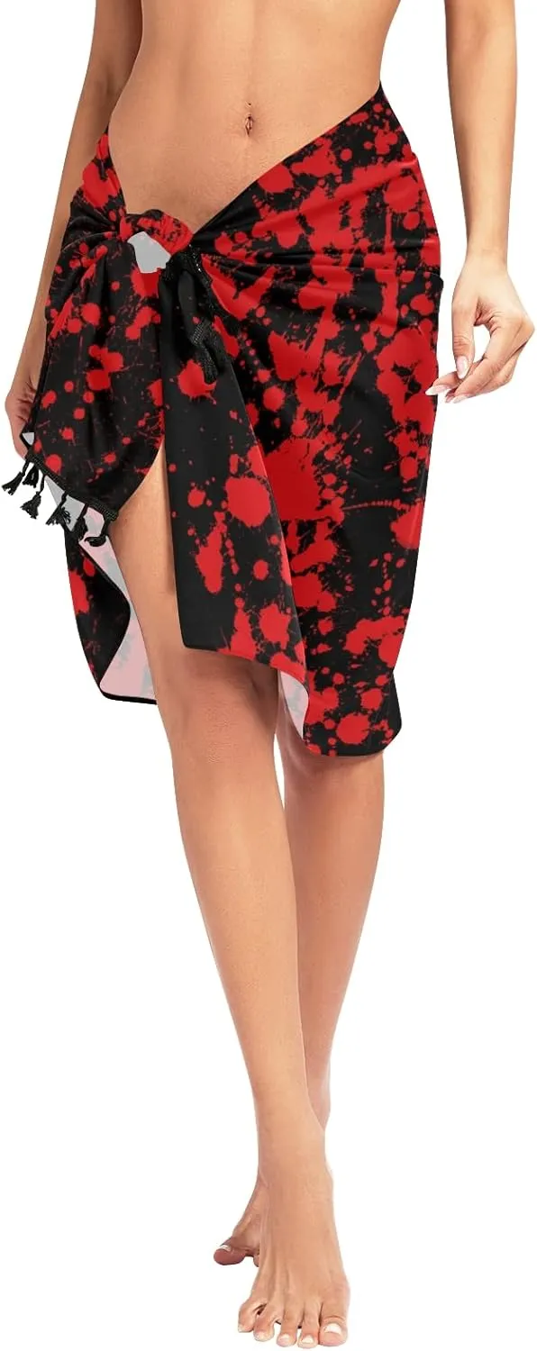 Women Swimwear Cover Ups Beach Wrap Shirt Sun Protection Blouse with Tassels