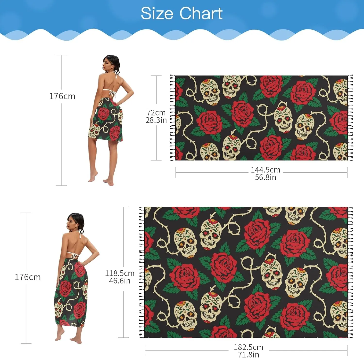 Women Swimwear Cover Ups Beach Wrap Shirt Sun Protection Blouse with Tassels