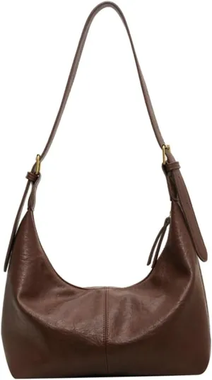Women's Casual Tote Bags Soft Vegan Leather Shoulder Crossbody Satchel Purse Large Dumpling Working Handbags