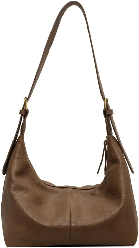 Women's Casual Tote Bags Soft Vegan Leather Shoulder Crossbody Satchel Purse Large Dumpling Working Handbags