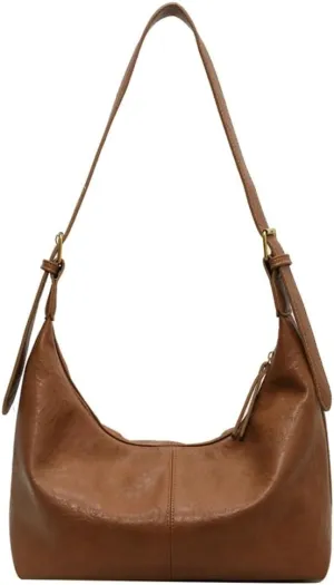 Women's Casual Tote Bags Soft Vegan Leather Shoulder Crossbody Satchel Purse Large Dumpling Working Handbags