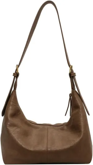 Women's Casual Tote Bags Soft Vegan Leather Shoulder Crossbody Satchel Purse Large Dumpling Working Handbags