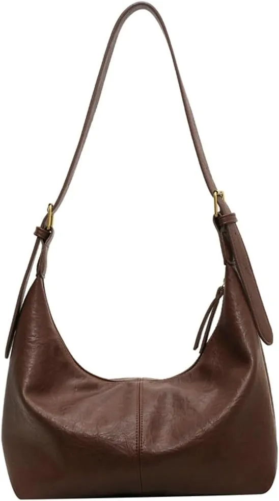 Women's Casual Tote Bags Soft Vegan Leather Shoulder Crossbody Satchel Purse Large Dumpling Working Handbags