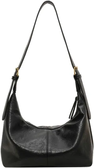 Women's Casual Tote Bags Soft Vegan Leather Shoulder Crossbody Satchel Purse Large Dumpling Working Handbags