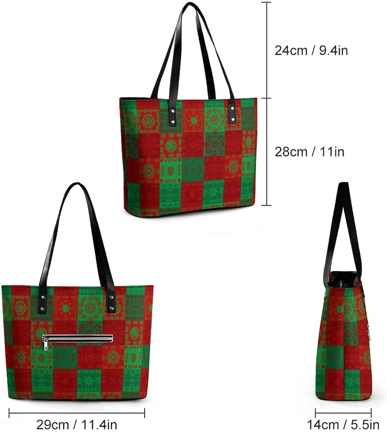 Women's Fashion Large Satchel Tote Bag Casual Shoulder Bag Soft Leather Purse