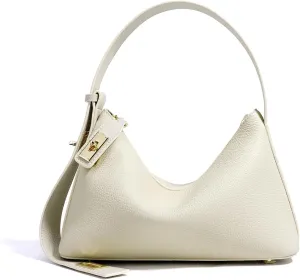 Women's Genuine Leather Shoulder Bag Shoulder Bag Underarm Leather Pillow Bag Top Handle Satchel Stylish Versatile