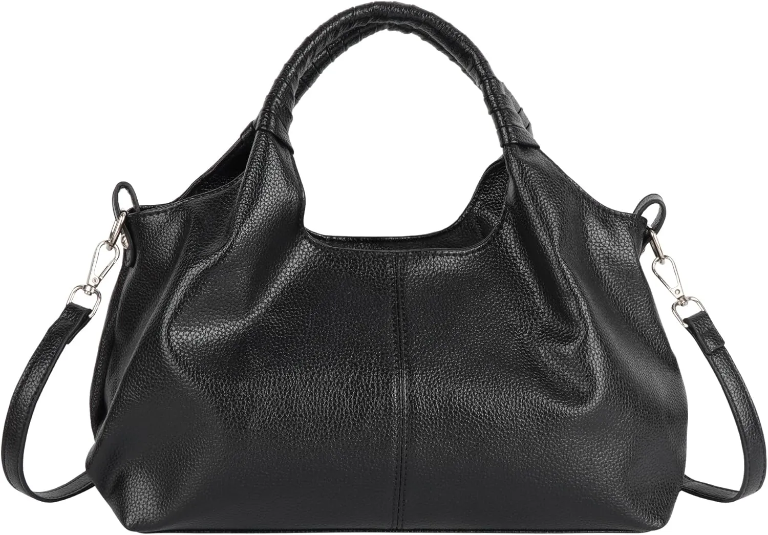 Women's Leather Handbag Purse Top Handle Satchel Bag Designer Clutch Purse Multi Pockets Crossbody Shoulder Bag