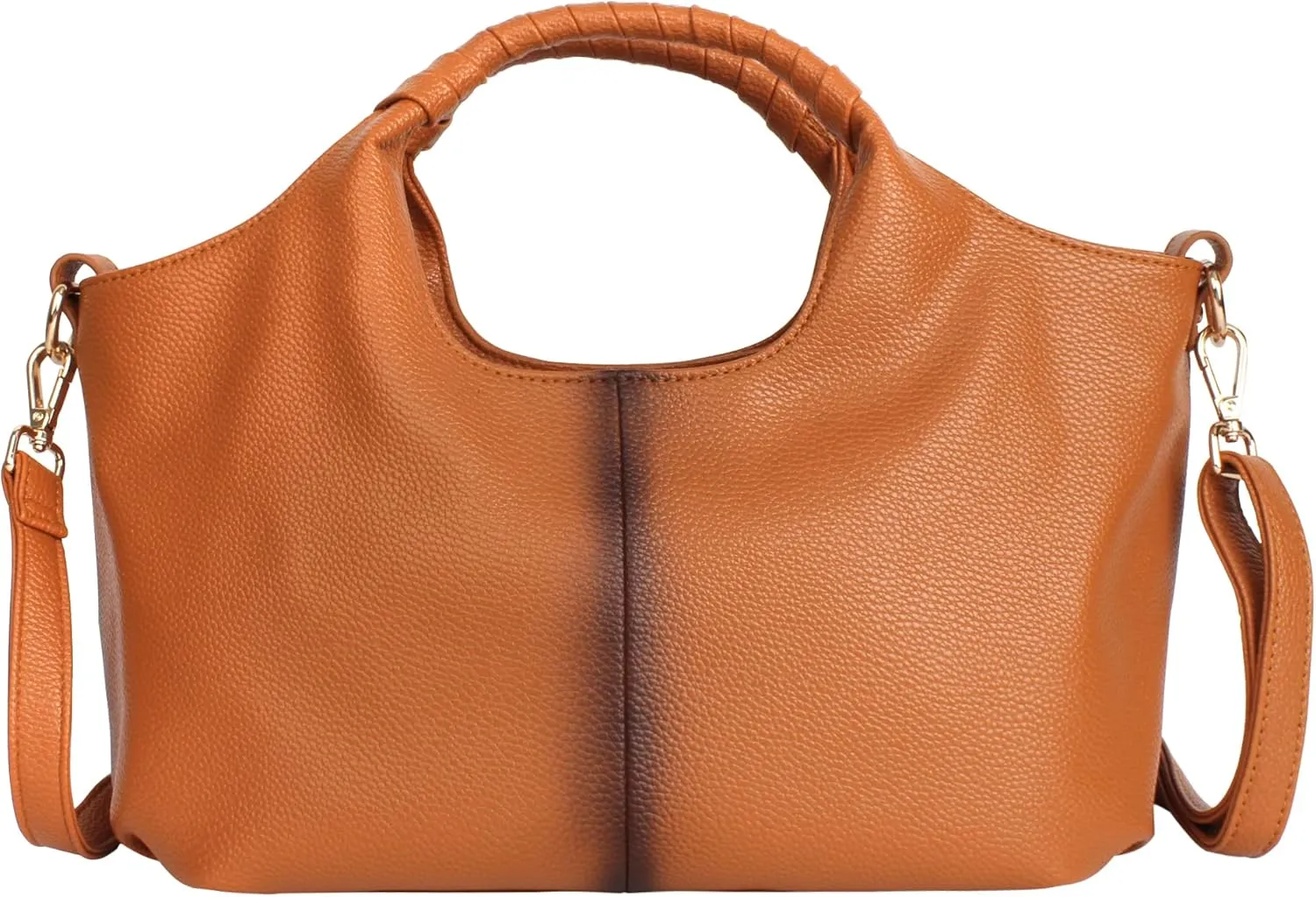 Women's Leather Handbag Purse Top Handle Satchel Bag Designer Clutch Purse Multi Pockets Crossbody Shoulder Bag