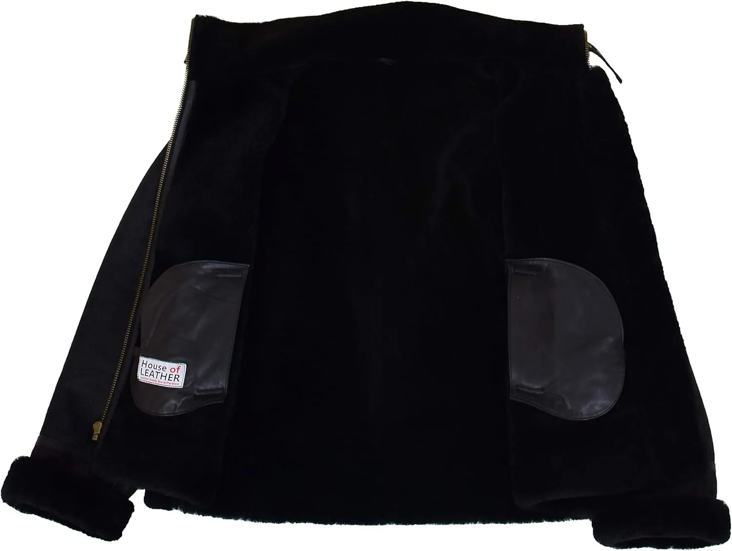 Womens Real Black Sheepskin Flying Jacket Hooded Shearling B3 Pilot Aviator Coat Maria