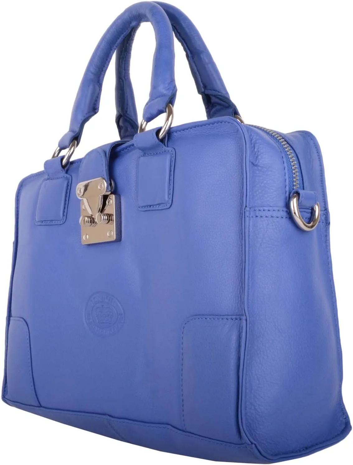 Womens Soft Premium Leather Hand Bag/Shoulder Bag with Detachable Strap