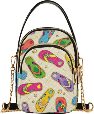 Women's Wave Cross Body Chest Bag, 52 inch Gold Chain Shoulder Handbag Purse