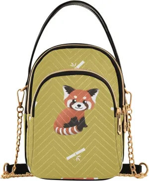 Women's Wave Cross Body Chest Bag, 52 inch Gold Chain Shoulder Handbag Purse