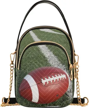 Women's Wave Cross Body Chest Bag, 52 inch Gold Chain Shoulder Handbag Purse