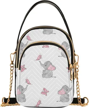 Women's Wave Cross Body Chest Bag, 52 inch Gold Chain Shoulder Handbag Purse