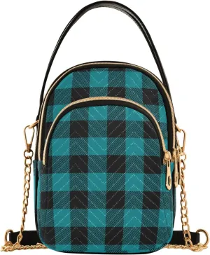 Women's Wave Cross Body Chest Bag, 52 inch Gold Chain Shoulder Handbag Purse