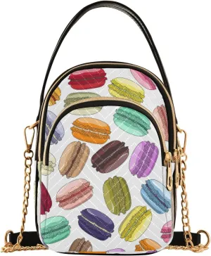 Women's Wave Cross Body Chest Bag, 52 inch Gold Chain Shoulder Handbag Purse