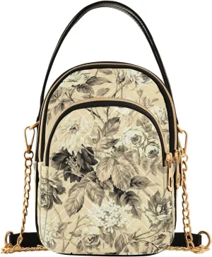 Women's Wave Cross Body Chest Bag, 52 inch Gold Chain Shoulder Handbag Purse