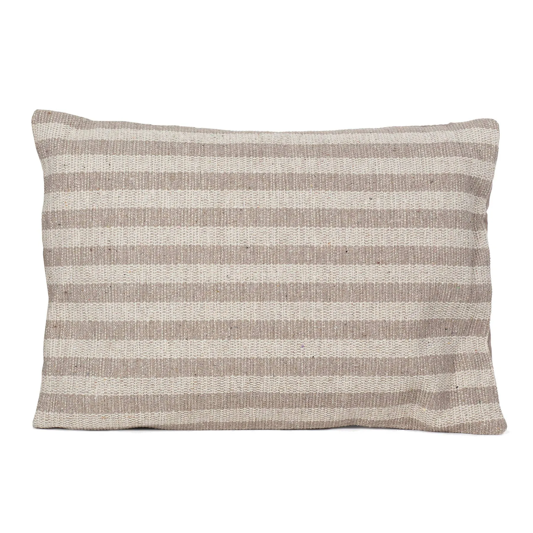 Woven Cotton Lumbar Pillow Striped