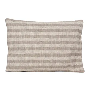 Woven Cotton Lumbar Pillow Striped
